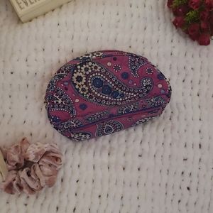 Vera Bradley mini makeup case in Boysenberry